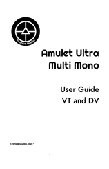 Trance Audio amulet Ultra Multi Mono User Manual