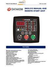 Datakom DKG-215 User Manual
