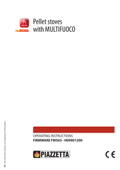 Piazzetta MULTIFUOCO Operating Instructions Manual
