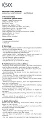 KSIX BXCD03SU2 User Manual