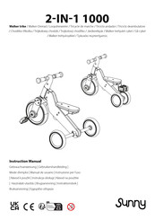 Sunny 2-IN-1 1000 Instruction Manual