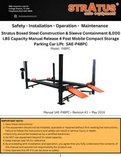 Stratus P48PC Installation, Operation And Maintenance Manual