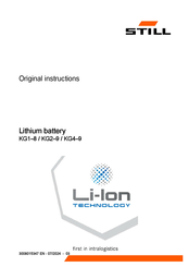 Still KG1-8 Original Instructions Manual