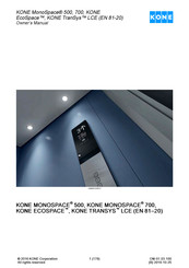 Kone MonoSpace 500 Owner's Manual