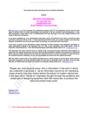 SOEMTRON 220 Instruction Manual