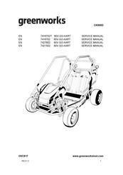 GreenWorks 7427602 Service Manual