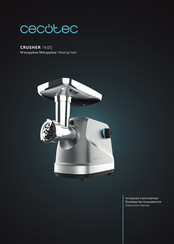 cecotec Crusher 1400 Instruction Manual