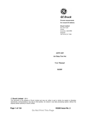 GE ADTS 403 User Manual