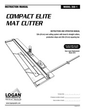 Logan Graphic Products 350-1 Instruction Manual
