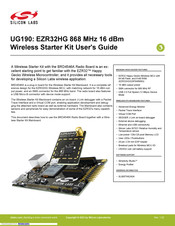 Silicon Laboratories EZR32HG User Manual