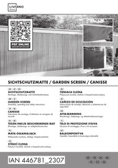 LIVARNO home 446781 2307 Assembly, Operating And Safety Instructions