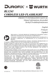 Würth DUROFIX RL1241 Product Information Manual