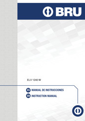 BRU ELV 1240 W Instruction Manual