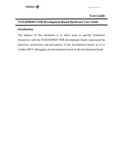 Nations N32G030F6S7-STB Hardware User's Manual