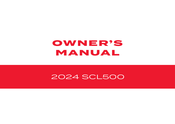Honda SCL500 2024 Owner's Manual