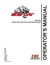 BOB-CAT 942214E Operator's Manual
