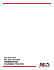 Fab Fours N455X Installation Manual