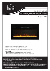 HOMCOM W914-36F Instruction Manual