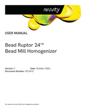 revvity Bead Ruptor 24 User Manual