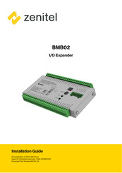 Zenitel BMB02 Installation Manual