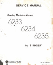 Singer 6233 Service Manual