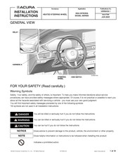 Acura 08U97-3S5-201 Installation Instructions Manual