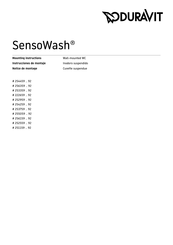 DURAVIT Starck 3 SensoWash 2226592092 Mounting Instructions