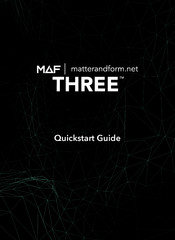Matter and Form THREE Quick Start Manual
