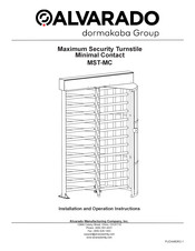 Dormakaba ALVARADO MST-MC Installation And Operation Instruction Manual