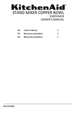 KitchenAid KSM5SSBCB Owner's Manual