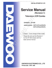 Daewoo DVT-21F2FA Service Manual