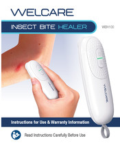 Welcare WIBH100 Instructions For Use & Warranty Information