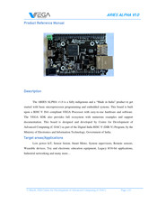 Vega ARIES ALPHA V1.0 Product Reference Manual