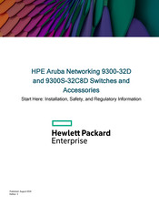 HPE Aruba S0F81A Installation, Safety, And Regulatory Information