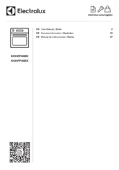 Electrolux KOHFP46BX User Manual