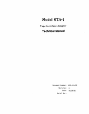 ZETACO STA-1 Technical Manual