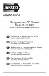 Xylem JABSCO 35115-0020 Installation And Operation Manual