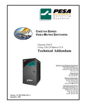 PESA Cheetah 256CX Addendum