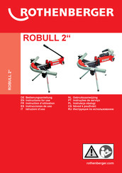 Rothenberger Robull 2 Instructions For Use Manual