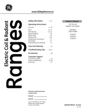 GE JCBS350 Owner's Manual