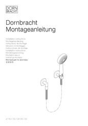 Dornbracht 27 803 720 Installation Instructions Manual