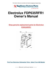 Frigidaire Gallery 600 Series Use & Care Manual