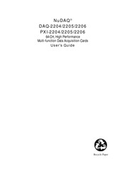 NuDAQ DAQ-2205 User Manual
