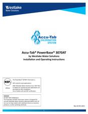 Westlake Accu-Tab PowerBase 3070AT Installation And Operating Instructions Manual