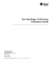 Sun Microsystems StorEdge 6120 Installation Manual