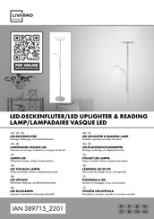 LIVARNO home 100357998 Assembly, Operating And Safety Instructions