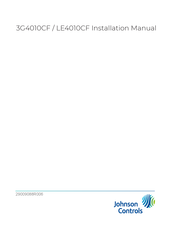 Johnson Controls Tyco LE4010CF Installation Manual