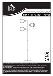 HOMCOM B31-178V70 Manual