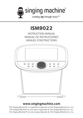 The Singing Machine ISM9022 Instruction Manual