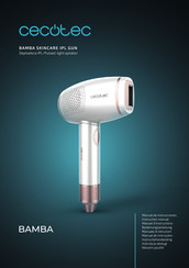 cecotec BAMBA SKINCARE IPL GUN T Instruction Manual